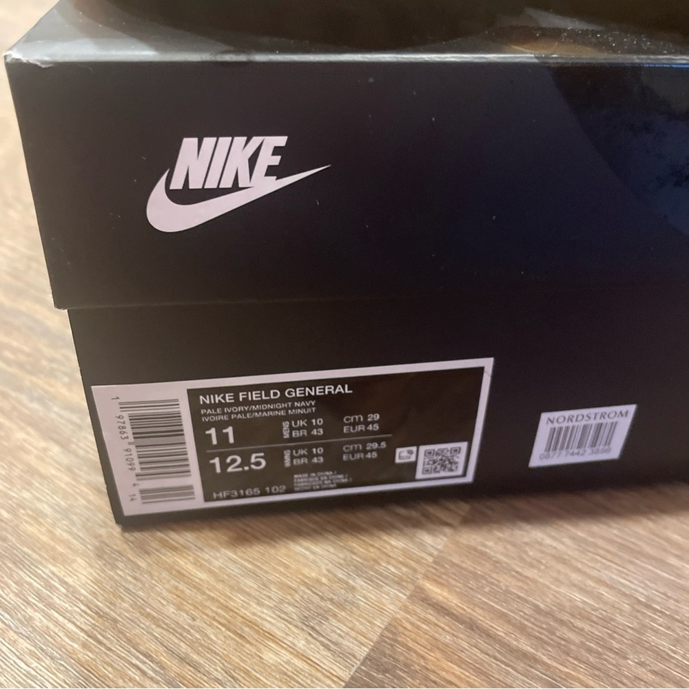 Men’s Size 11 - Nike Field General 82 Pale Ivory Midnight Navy Gum - Picture 2 of 9